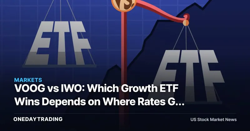 VOOG vs IWO: Which Growth ETF Wins Depends on Where Rates Go Next