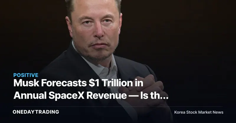 Musk Forecasts $1 Trillion in Annual SpaceX Revenue — Is the Aerospace Theme Heating Up Again?
