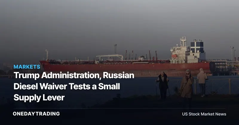Trump Administration, Russian Diesel Waiver Tests a Small Supply Lever