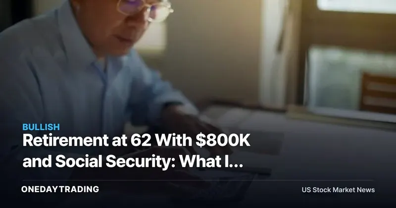 Retirement at 62 With $800K and Social Security: What It Means for Financial Services Stocks