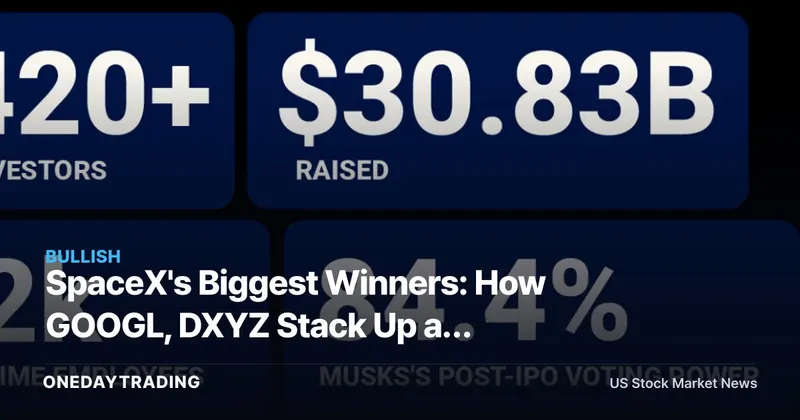 SpaceX's Biggest Winners: How GOOGL, DXYZ Stack Up as Valuation Soars