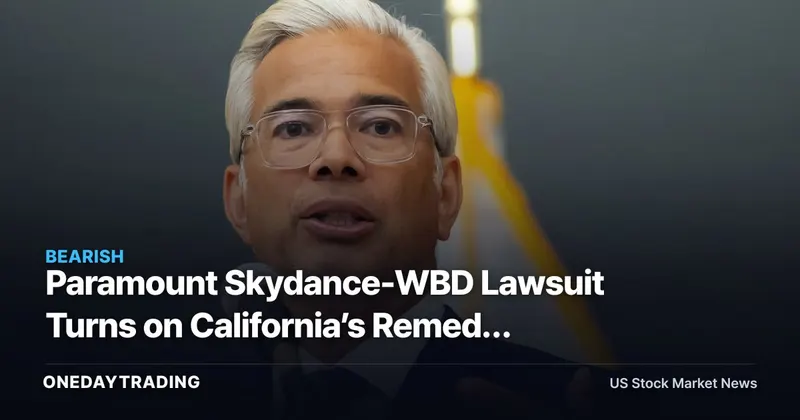Paramount Skydance-WBD Lawsuit Turns on California’s Remedy Demand