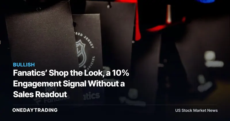 Fanatics’ Shop the Look, a 10% Engagement Signal Without a Sales Readout