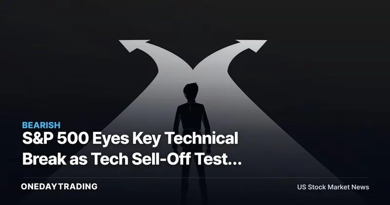 S&P 500 Eyes Key Technical Break as Tech Sell-Off Tests Broader Market