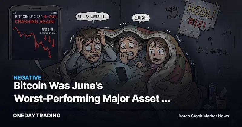 Bitcoin Was June's Worst-Performing Major Asset — What Ethereum's 16% Plunge Is Signaling