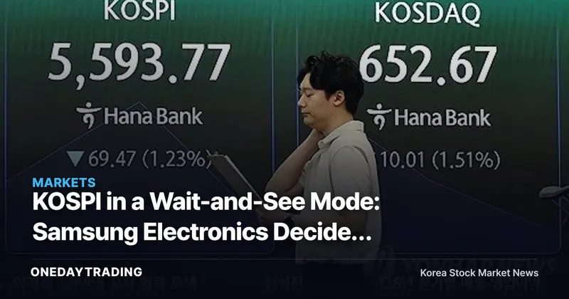 KOSPI in a Wait-and-See Mode: Samsung Electronics Decides the Direction of Supply-Demand