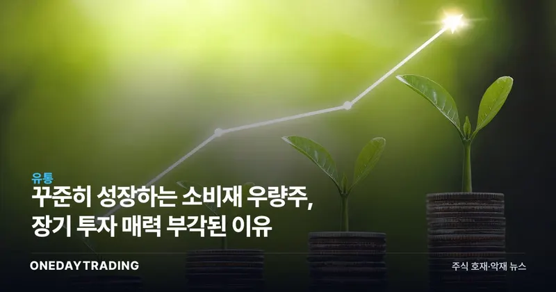 꾸준히 성장하는 소비재 우량주, 장기 투자 매력 부각된 이유