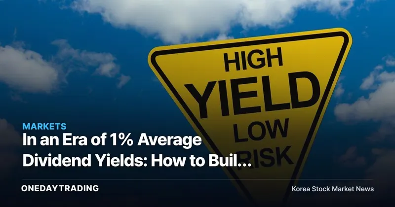 In an Era of 1% Average Dividend Yields: How to Build Income with 5.9% High-Dividend Stocks — and What to Check