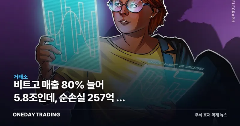 비트고 매출 80% 늘어 5.8조인데, 순손실 257억 낸 진짜 이유