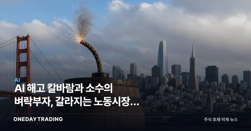 AI 해고 칼바람과 소수의 벼락부자, 갈라지는 노동시장의 화약고