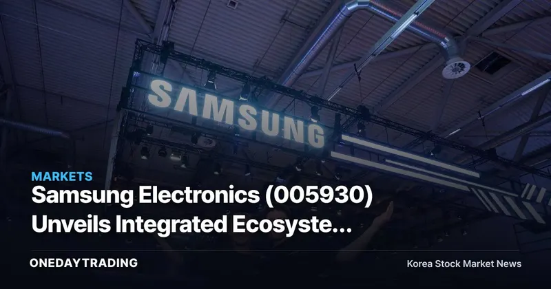 Samsung Electronics (005930) Unveils Integrated Ecosystem at Gamescom 2026 — the Real Target Is Memory Demand