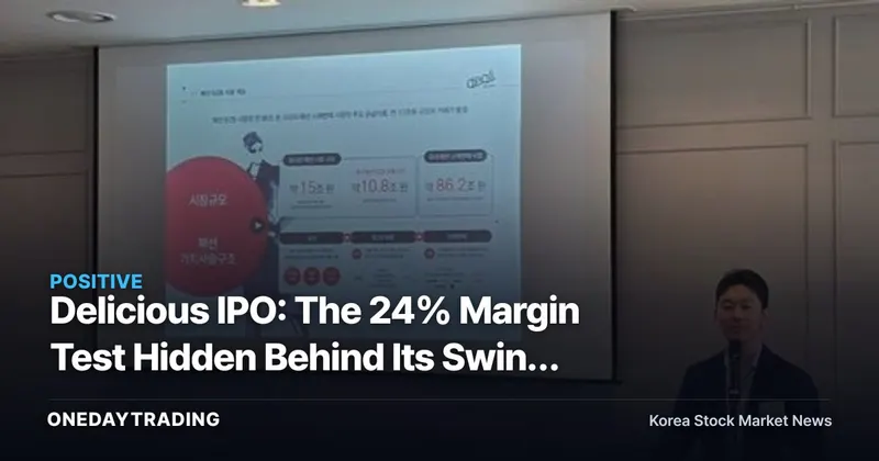 Delicious IPO: The 24% Margin Test Hidden Behind Its Swing to Profitability