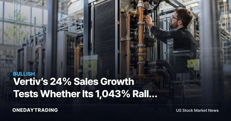 Vertiv’s 24% Sales Growth Tests Whether Its 1,043% Rally Has More Room