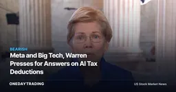 Meta and Big Tech, Warren Presses for Answers on AI Tax Deductions