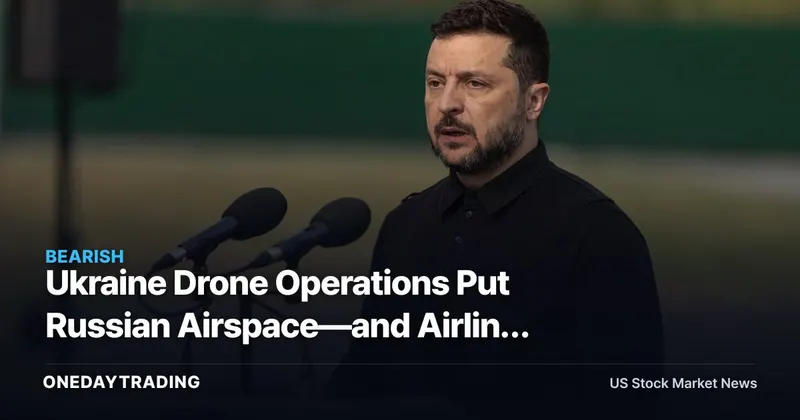Ukraine Drone Operations Put Russian Airspace—and Airline Routes—Back in Focus