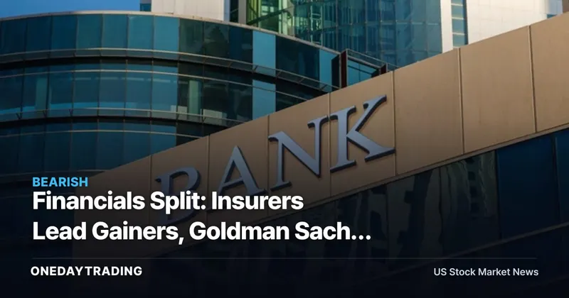 Financials Split: Insurers Lead Gainers, Goldman Sachs (GS), Morgan Stanley (MS) Lag