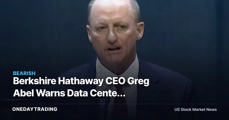 Berkshire Hathaway CEO Greg Abel Warns Data Center Pushback Is Going Nationwide