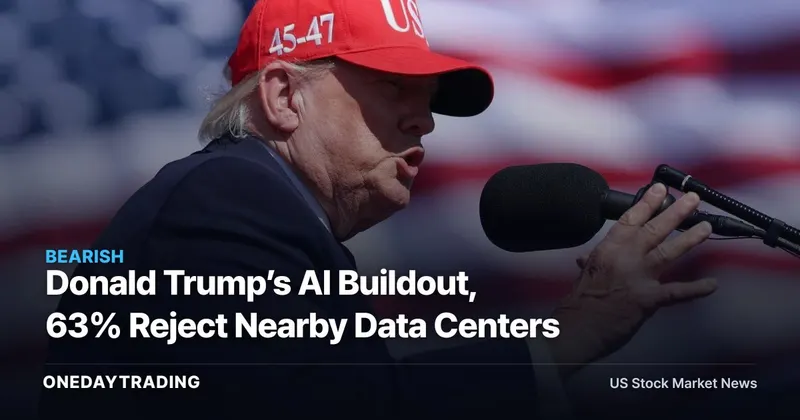 Donald Trump’s AI Buildout, 63% Reject Nearby Data Centers