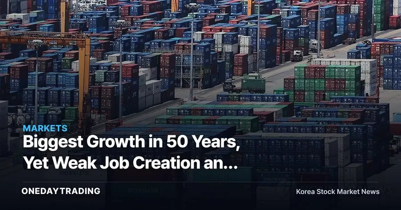 Biggest Growth in 50 Years, Yet Weak Job Creation and Widening Divides — Diagnosing Volatility in Korea's Economy