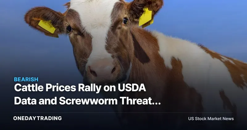 Cattle Prices Rally on USDA Data and Screwworm Threat: What It Means for TSN, MCD