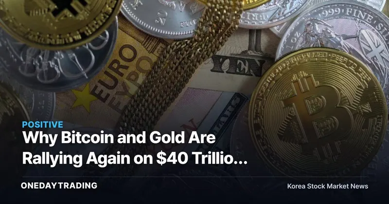 Why Bitcoin and Gold Are Rallying Again on $40 Trillion in U.S. Government Bond Debt