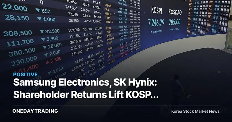 Samsung Electronics, SK Hynix: Shareholder Returns Lift KOSPI Despite US Negative Catalysts