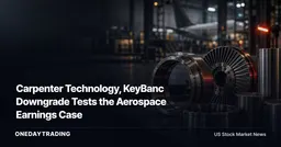 Carpenter Technology, KeyBanc Downgrade Tests the Aerospace Earnings Case