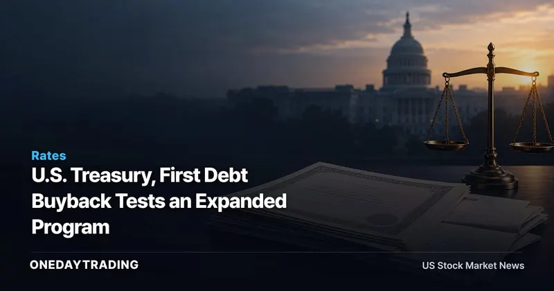 U.S. Treasury, First Debt Buyback Tests an Expanded Program