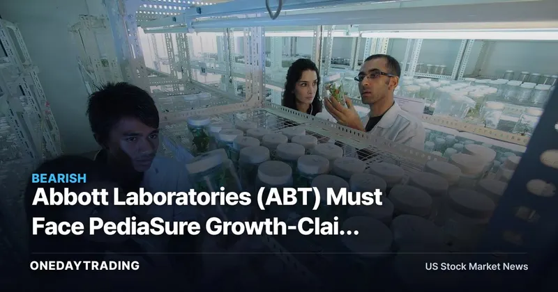 Abbott Laboratories (ABT) Must Face PediaSure Growth-Claim Lawsuit: What It Means for Investors