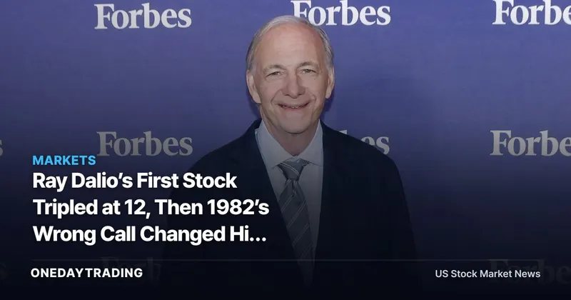 Ray Dalio’s First Stock Tripled at 12, Then 1982’s Wrong Call Changed His Investing