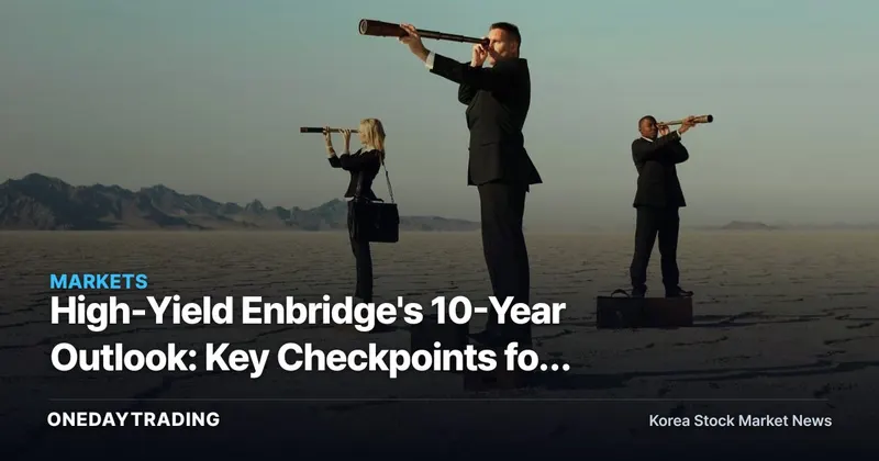 High-Yield Enbridge's 10-Year Outlook: Key Checkpoints for Dividend Investors