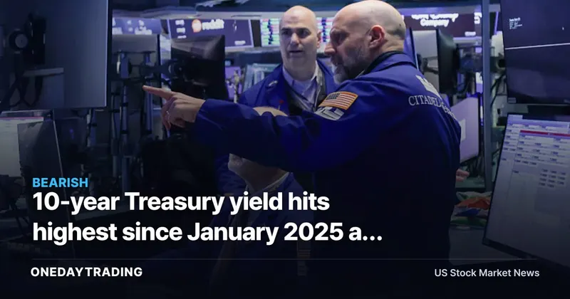 10-year Treasury yield hits highest since January 2025 as oil fuels inflation fear