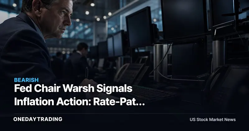 Fed Chair Warsh Signals Inflation Action: Rate-Path Reset Hits Growth Stocks, Lifts Banks