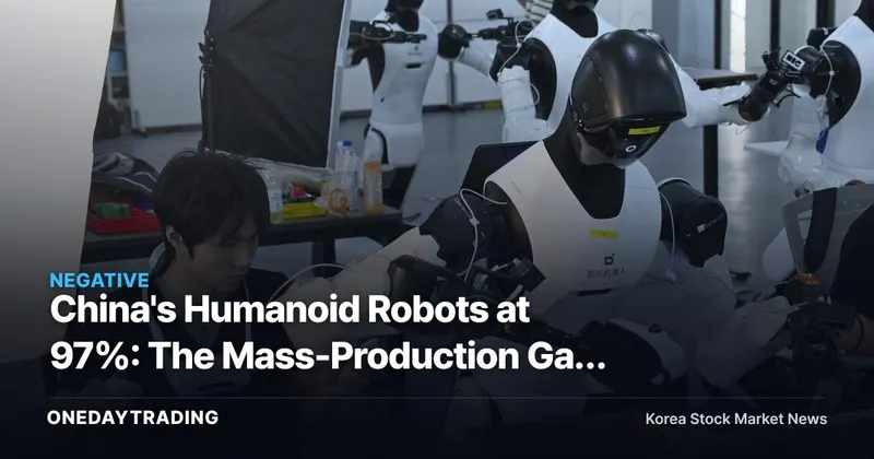 China's Humanoid Robots at 97%: The Mass-Production Gap Rainbow Robotics Faces