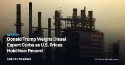Donald Trump Weighs Diesel Export Curbs as U.S. Prices Hold Near Record