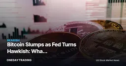Bitcoin Slumps as Fed Turns Hawkish: What Higher-for-Longer Rates Mean for COIN, MSTR, Miners