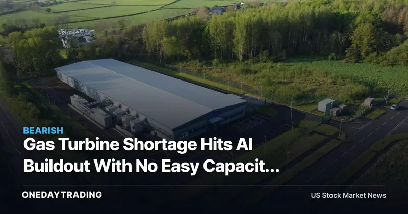 Gas Turbine Shortage Hits AI Buildout With No Easy Capacity Fix