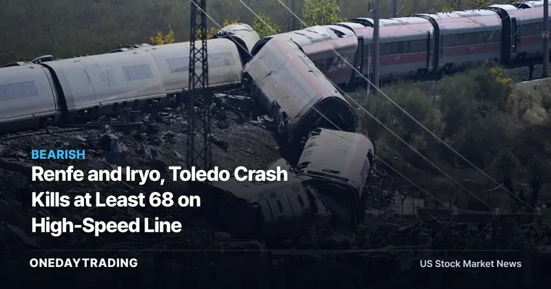 Renfe and Iryo, Toledo Crash Kills at Least 68 on High-Speed Line
