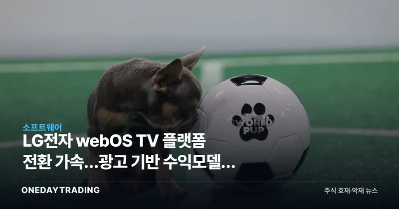 LG전자 webOS TV 플랫폼 전환 가속…광고 기반 수익모델로 체질 개선
