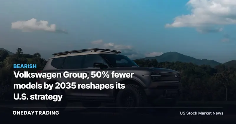 Volkswagen Group, 50% fewer models by 2035 reshapes its U.S. strategy