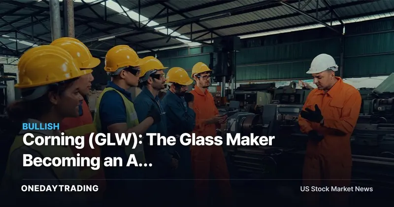Corning (GLW): The Glass Maker Becoming an AI Optical-Infrastructure Play