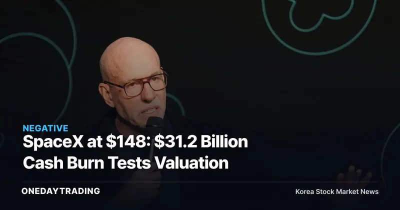 SpaceX at $148: $31.2 Billion Cash Burn Tests Valuation