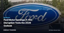 Ford Motor Earnings, F-150 Disruption Tests the 2026 Outlook