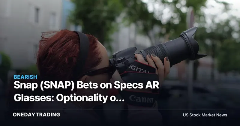 Snap (SNAP) Bets on Specs AR Glasses: Optionality or Another Cash-Burning Hardware Detour?