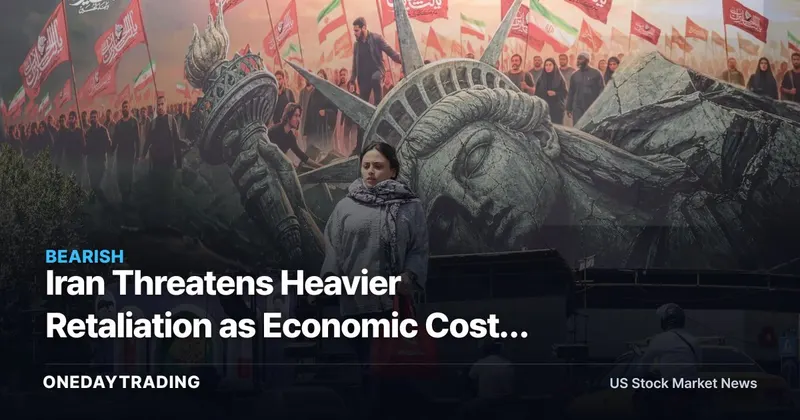 Iran Threatens Heavier Retaliation as Economic Costs Reshape Market Risk