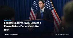 Federal Reserve, 93% Expect a Pause Before December Hike Risk