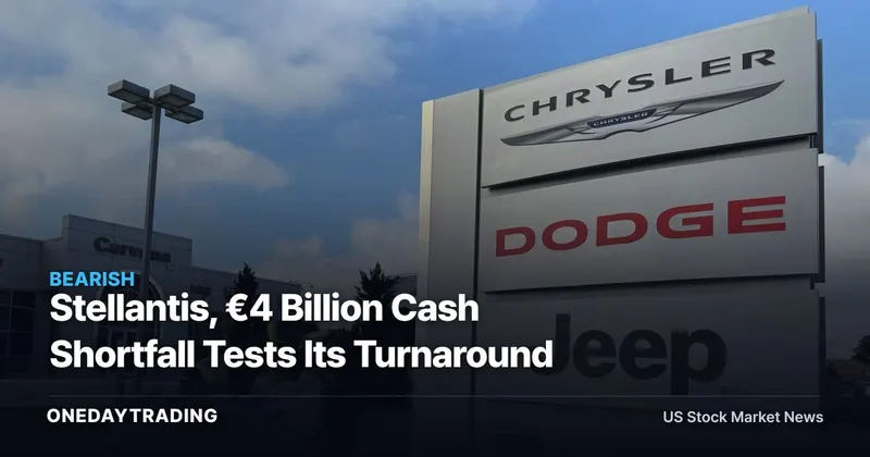 Stellantis, €4 Billion Cash Shortfall Tests Its Turnaround