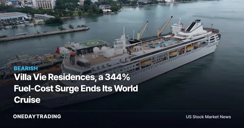 Villa Vie Residences, a 344% Fuel-Cost Surge Ends Its World Cruise