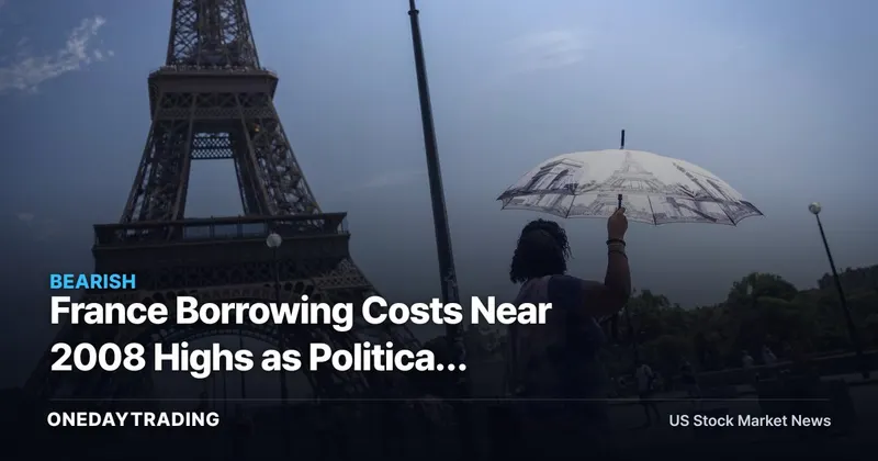 France Borrowing Costs Near 2008 Highs as Political Gridlock Reprices Sovereign Risk