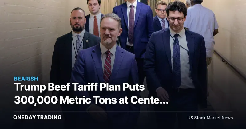 Trump Beef Tariff Plan Puts 300,000 Metric Tons at Center of GOP Rift
